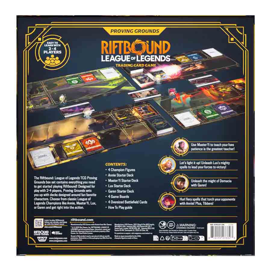 Thẻ bài TCG Riftbound League of Legends Proving Grounds RB-01PG01-EN