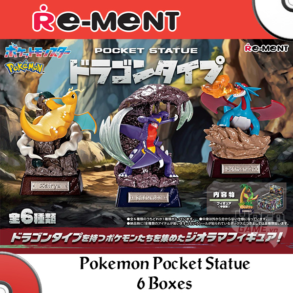 Mô hình Pokemon Pocket Statue Dragon Type (Blind Box) - Re-ment