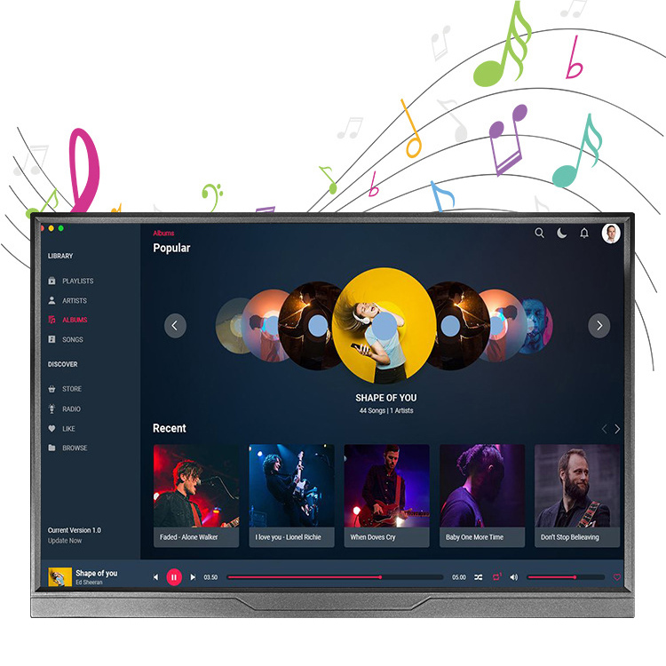 Giới thiệu màn hình di động 16 inch tỉ lệ 2.5K (2560 x 1600) 16:10 IPS 60Hz HDR - LANLIPU