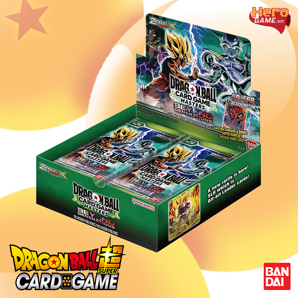 Thẻ bài TCG Dragon Ball Super Master Zenkai Series 7 Beyond Generations [B24] Booster box - Bandai