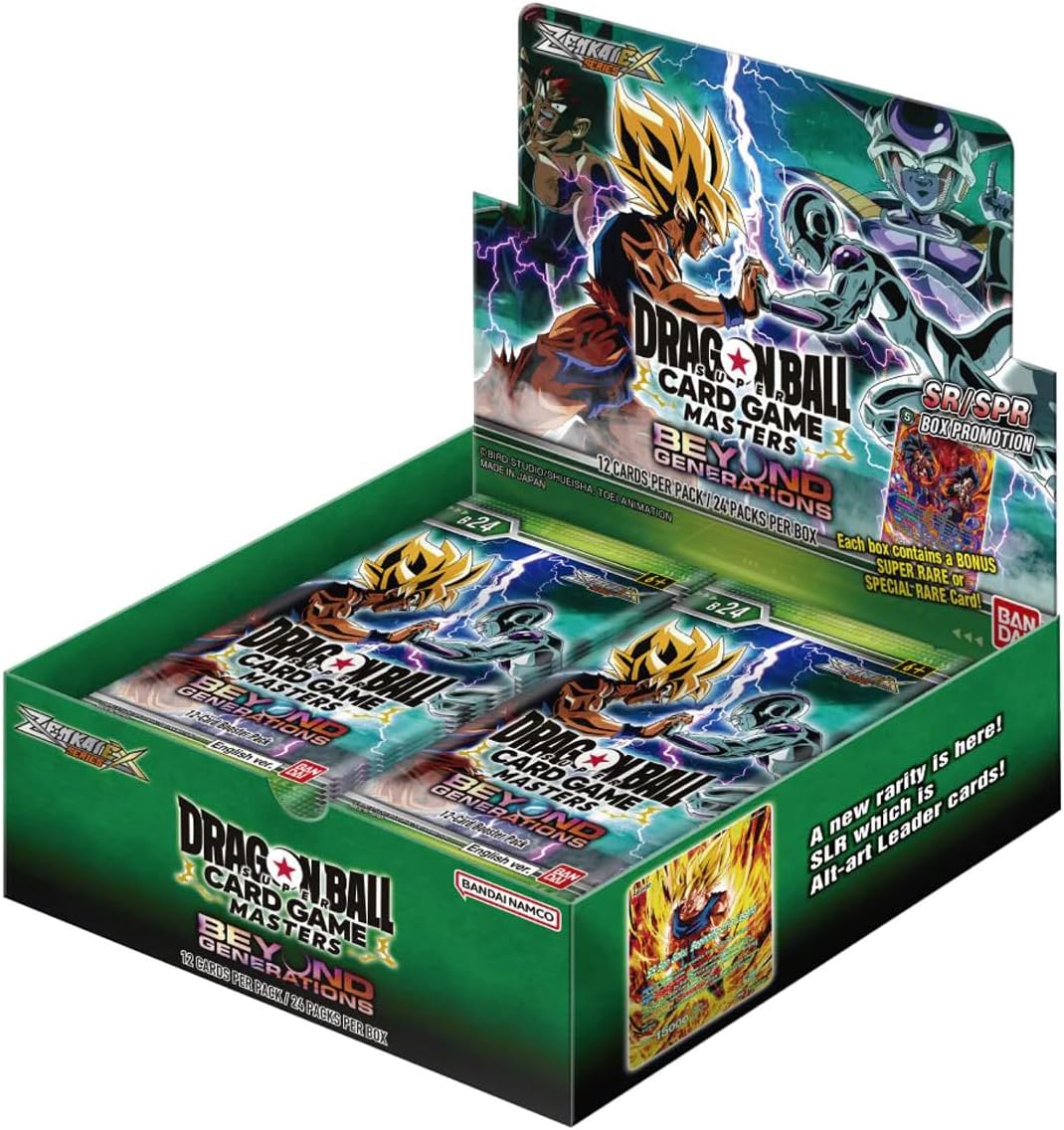 Thẻ bài TCG Dragon Ball Super Master Zenkai Series 7 Beyond Generations [B24] Booster box - Bandai