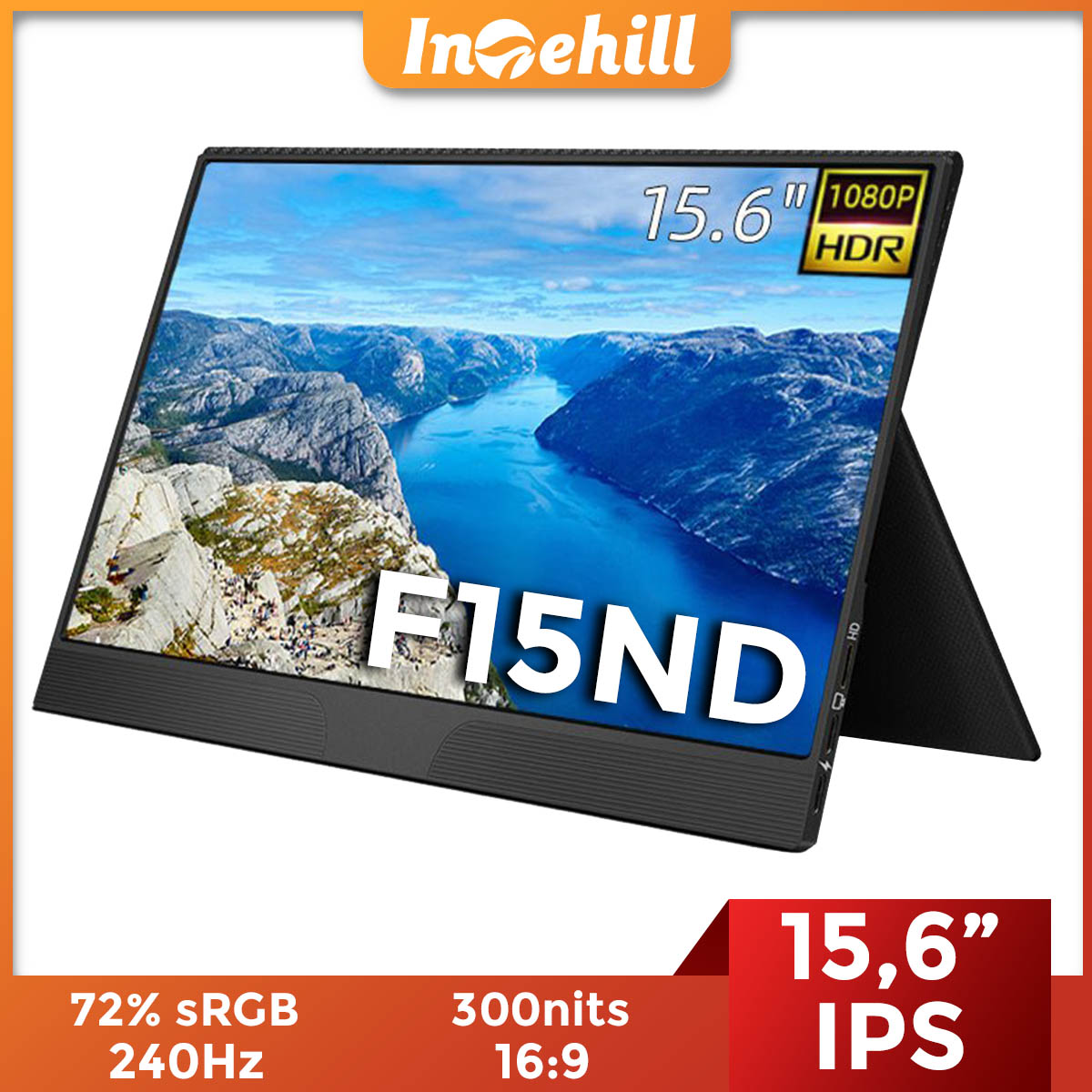 Màn hình di động 15.6 inch Gaming IPS FullHD HDR 240Hz - Intehill
