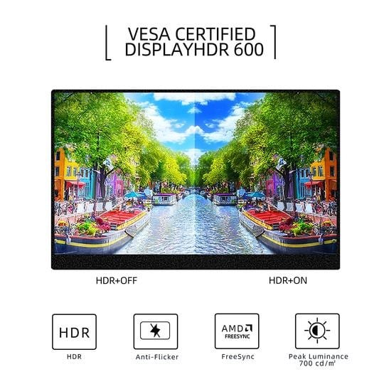 Màn hình di động 15.6 inch IPS siêu mỏng FullHD 60Hz - Intehill