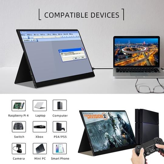 Màn hình di động 15.6 inch IPS siêu mỏng FullHD 60Hz - Intehill