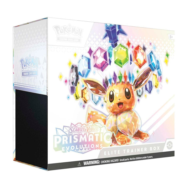 Thẻ bài TCG Pokemon Scarlet & Violet Prismatic Evolutions Elite Trainer Box