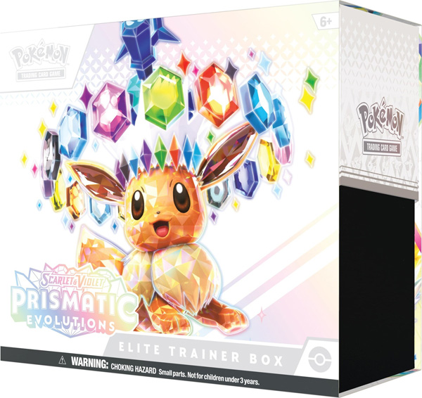 Thẻ bài TCG Pokemon Scarlet & Violet Prismatic Evolutions Elite Trainer Box