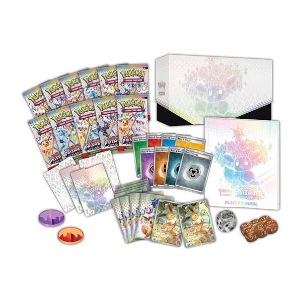 Thẻ bài TCG Pokemon Scarlet & Violet Prismatic Evolutions Elite Trainer Box