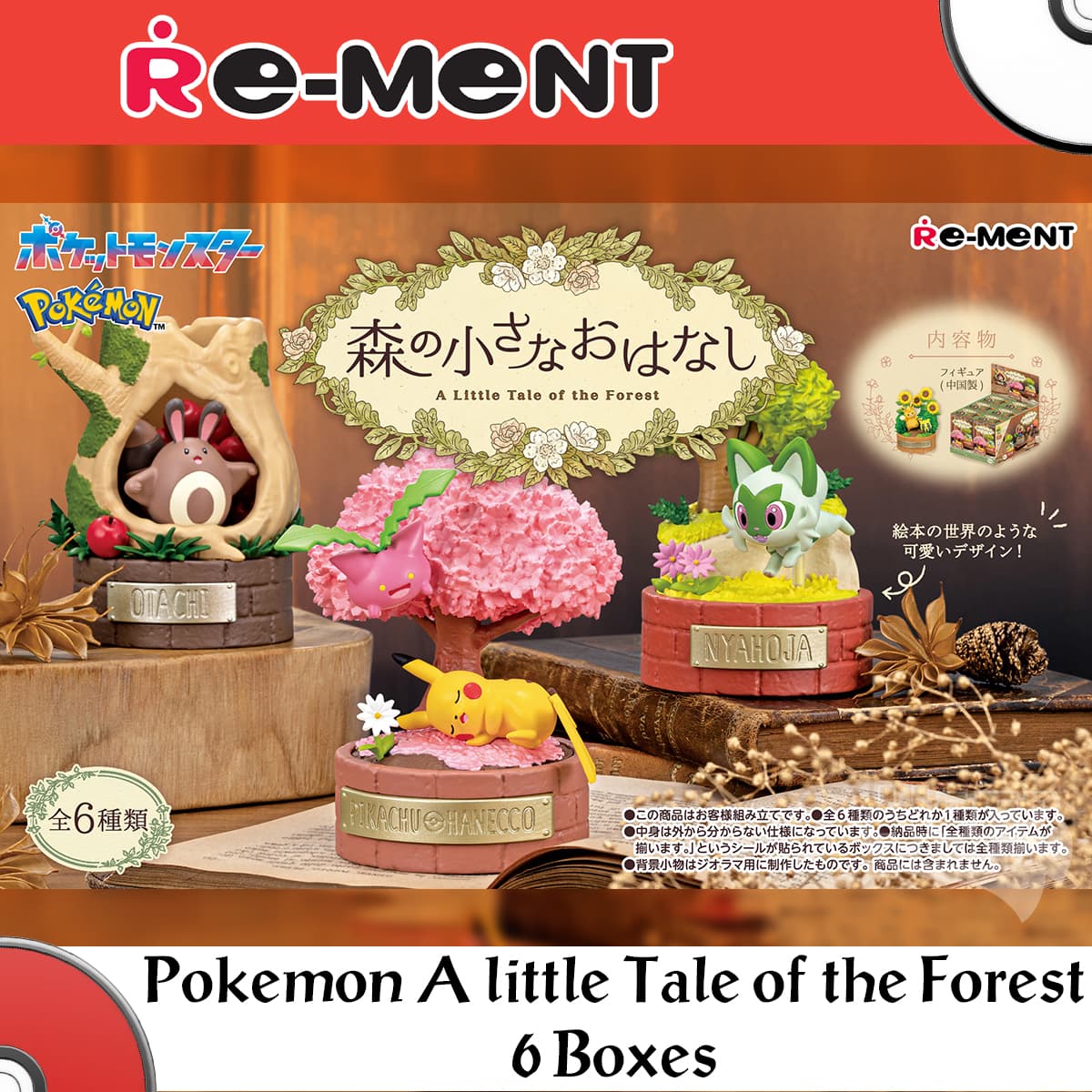 Mô hình Pokemon A Little Tale of the Forest Collection (Blind Box) - Re-ment