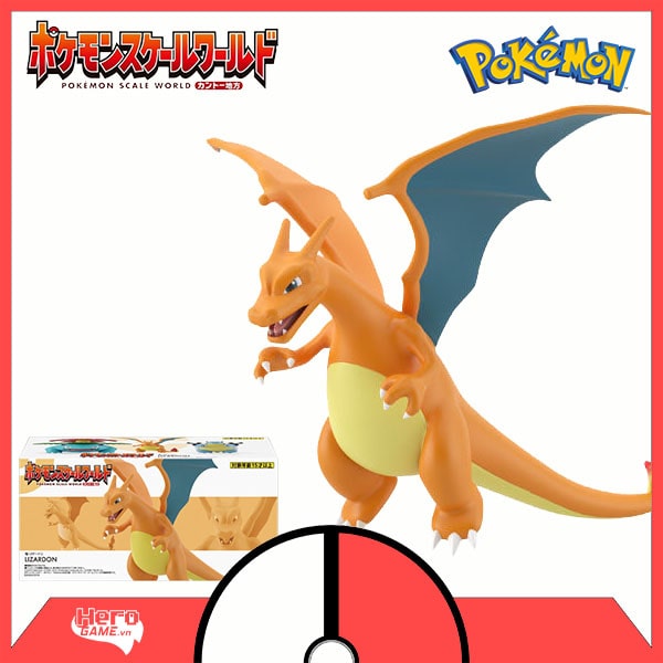 Mô hình Kanto Region Charizard 1/20 Pokemon Scale World - BANDAI