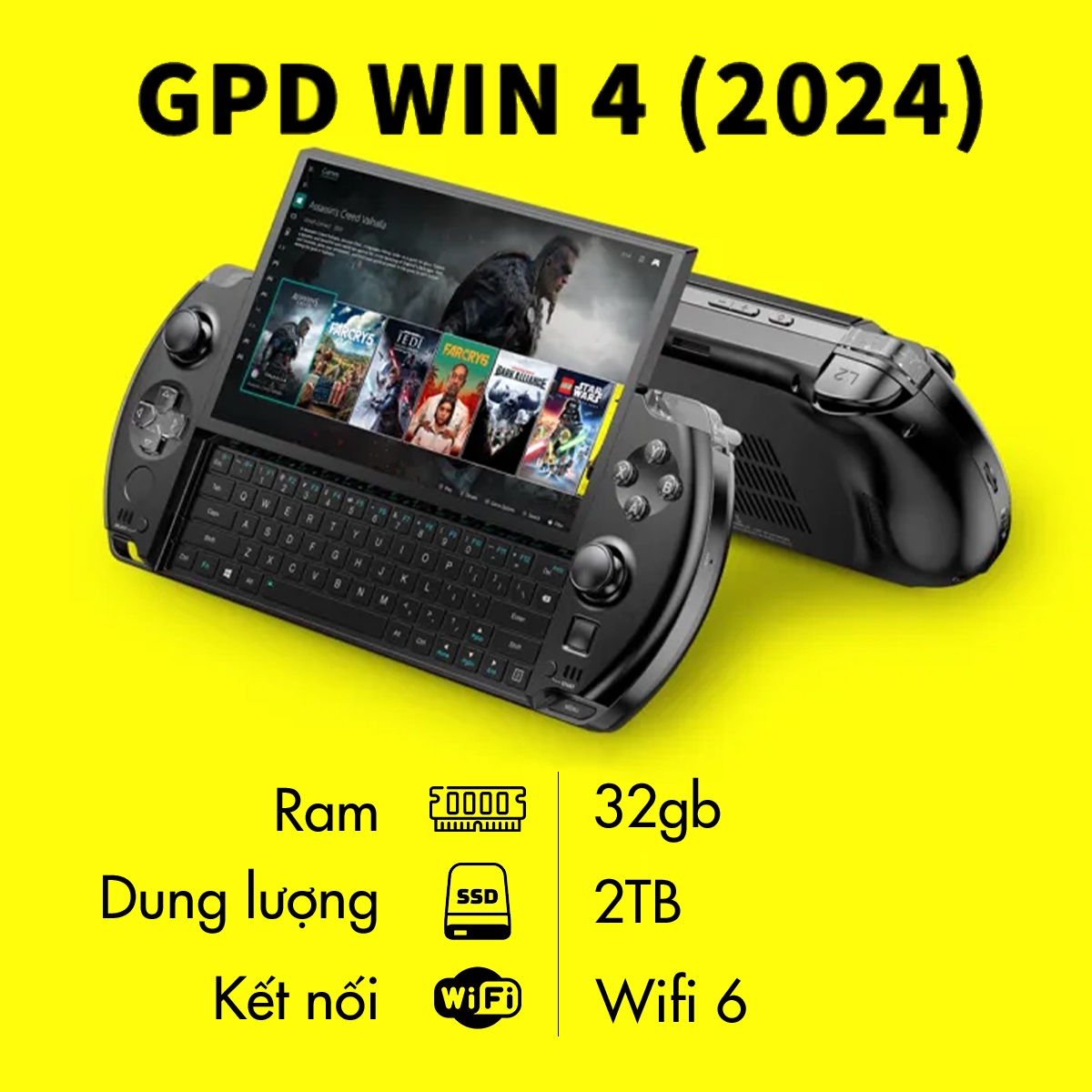 GPD Win 4 2024 AMD 8840U - 32GB