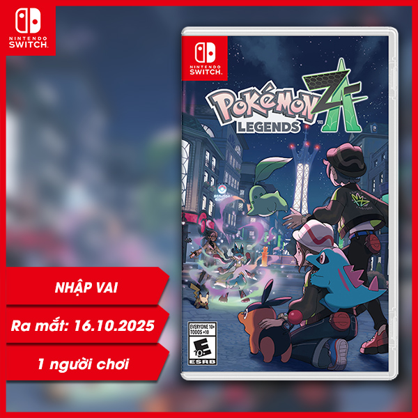 ĐẶT CỌC NGAY POKÉMON LEGENDS: Z-A ĐỂ NHẬN QUÀ TẶNG ĐẶC BIỆT!
